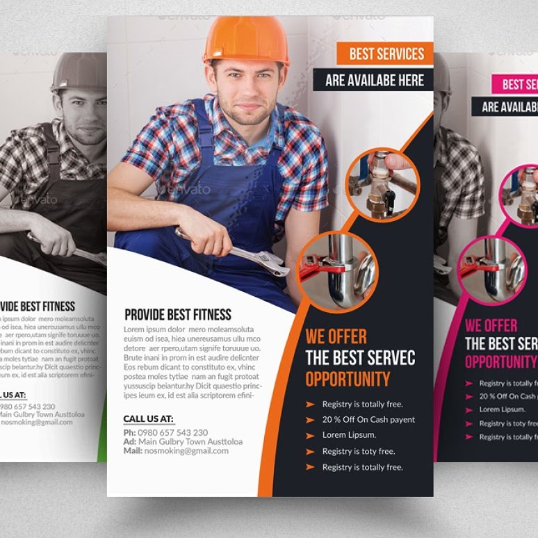 plumber flyer