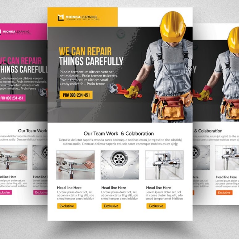 plumber flyer