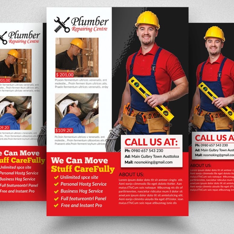 plumber flyer