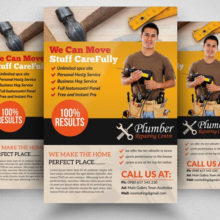 plumber flyer