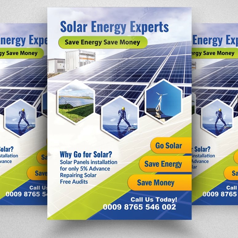 solar energy flyer