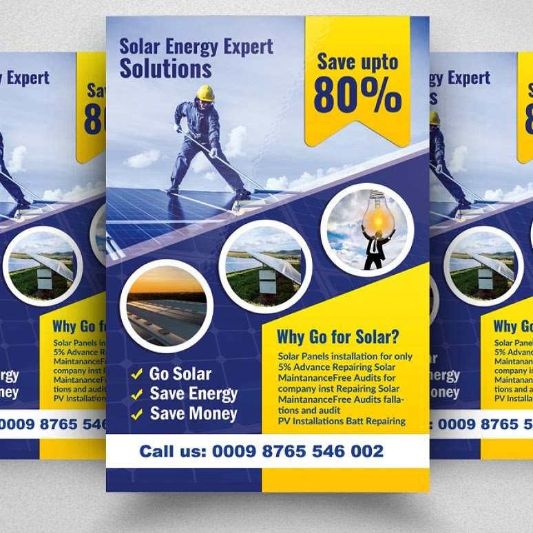 solar energy flyer