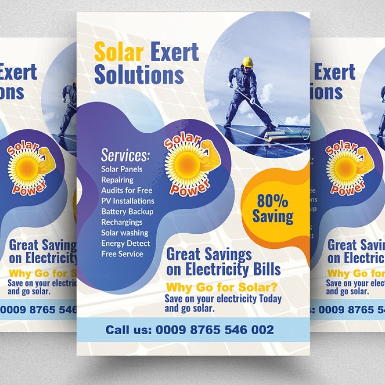 solar energy flyer