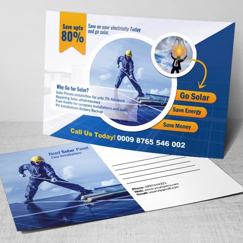 solar energy flyer