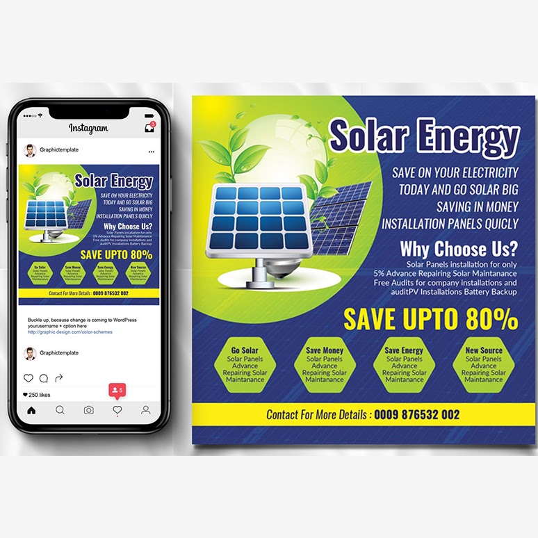solar energy flyer
