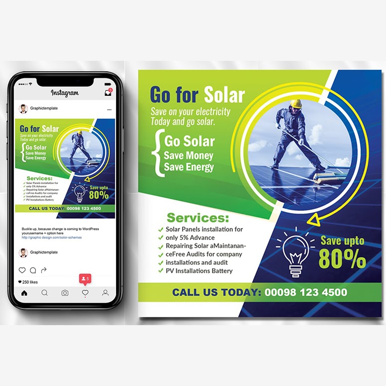 solar energy flyer