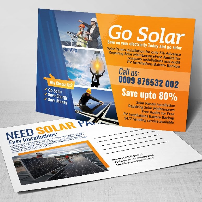 solar energy flyer