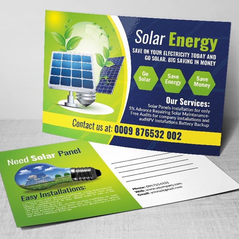 solar energy flyer