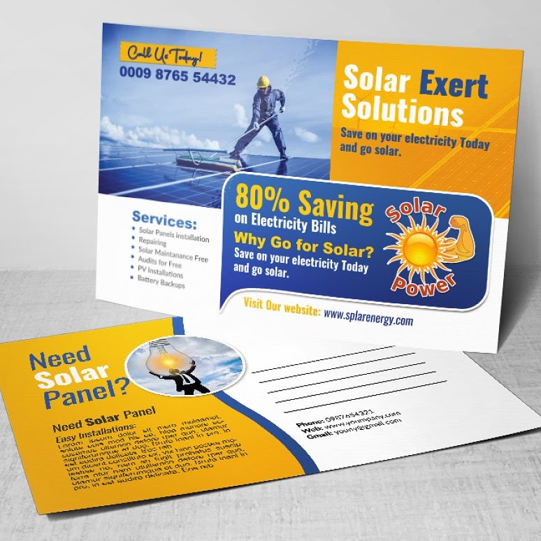 solar energy flyer