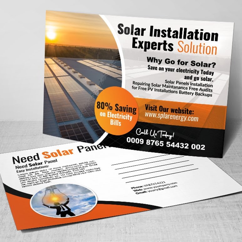 solar energy flyer