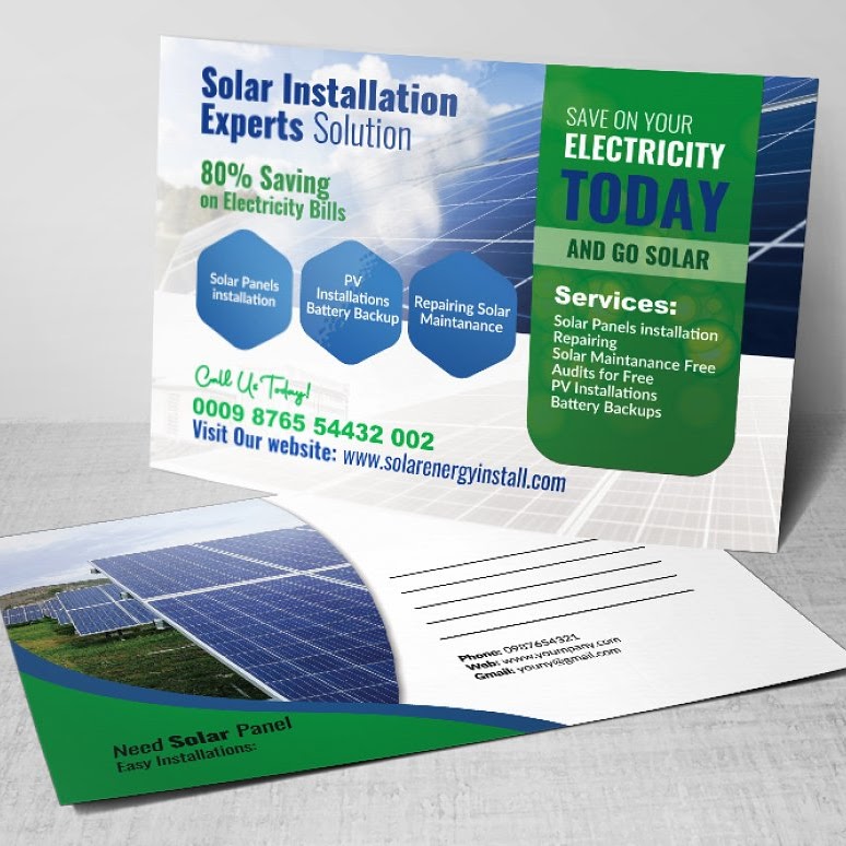 solar energy flyer