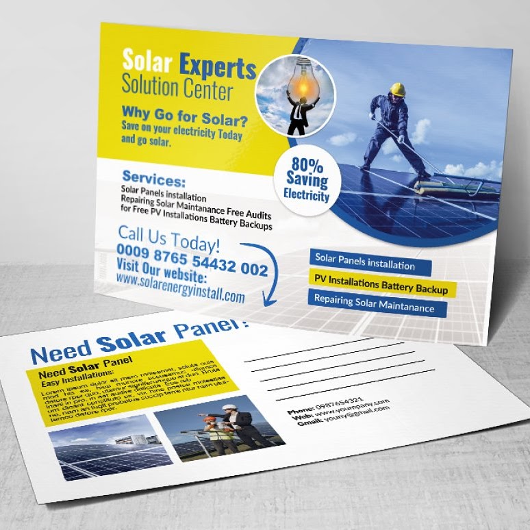 solar energy flyer