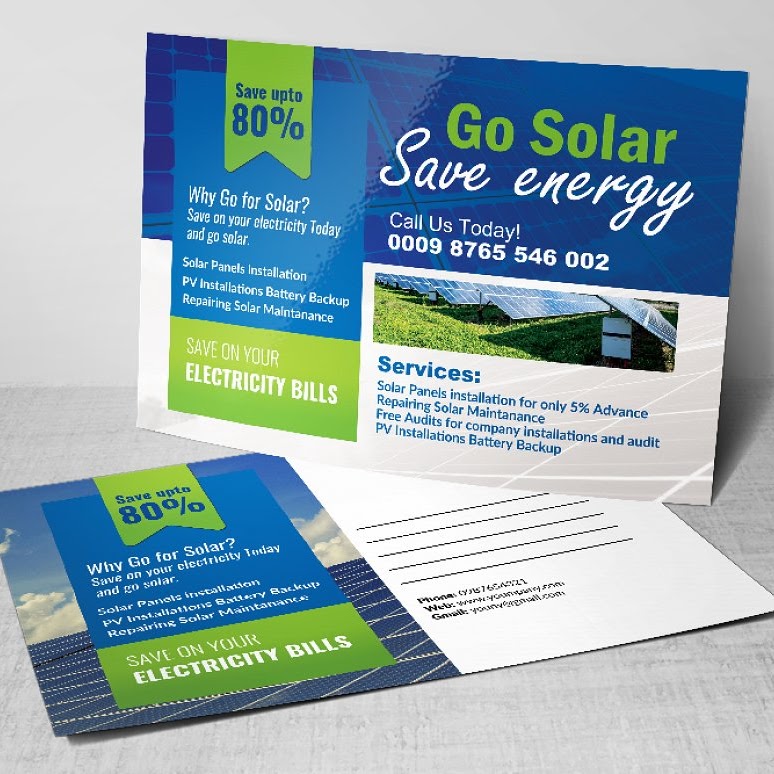 solar energy flyer