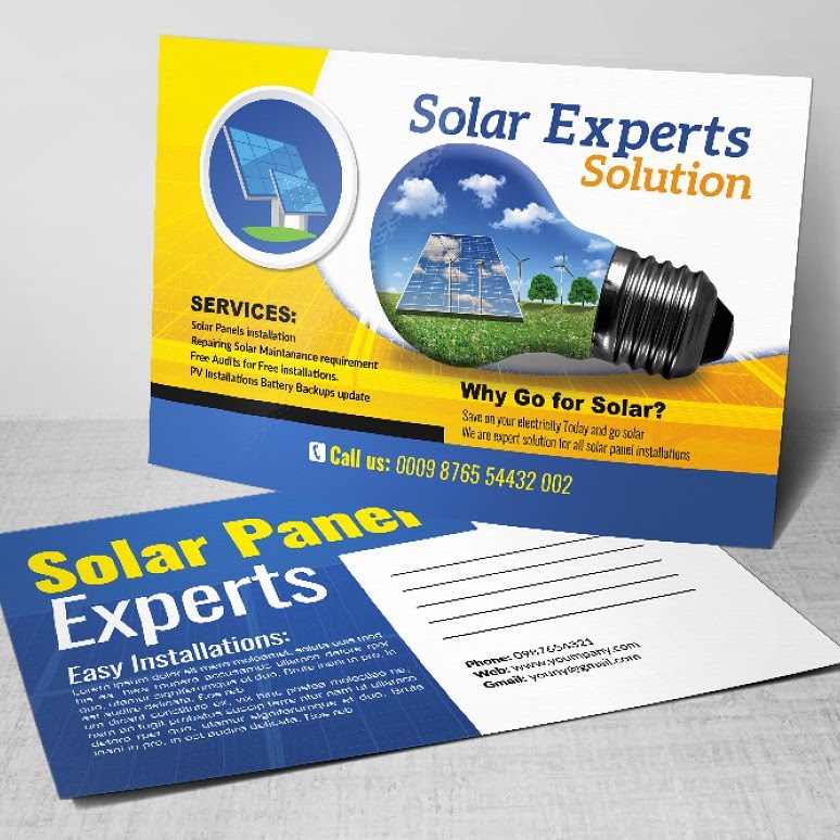 solar energy flyer